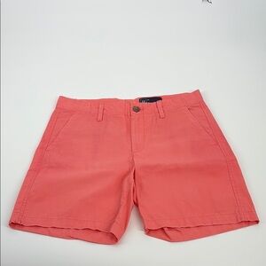 GAP Pink Bermuda Shorts Tailored Cotton Mid-Length